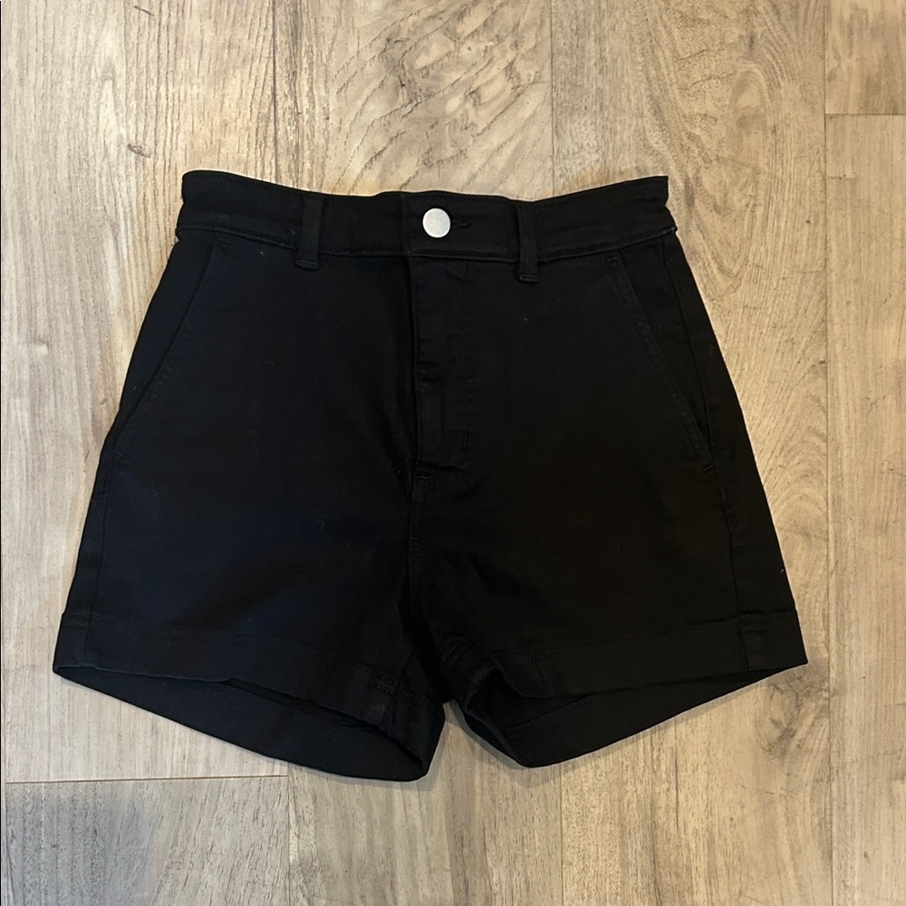 Everlane High Waist Black Women's Shorts